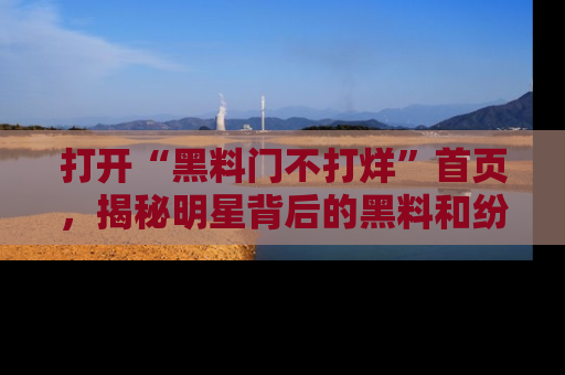 打开“黑料门不打烊”首页，揭秘明星背后的黑料和纷争真相！