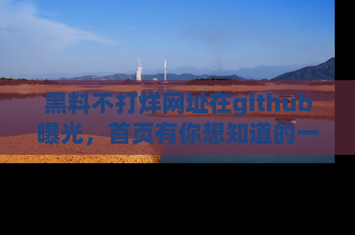 黑料不打烊网址在github曝光，首页有你想知道的一切幽默趣事，快来看看