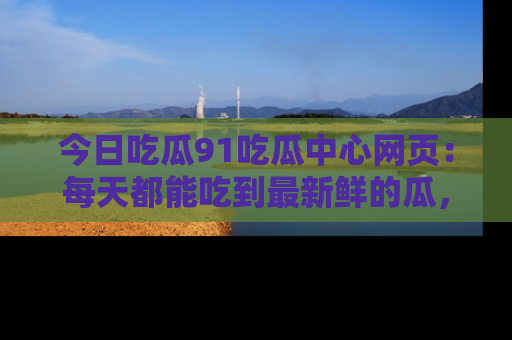 今日吃瓜91吃瓜中心网页：每天都能吃到最新鲜的瓜，八卦互动精彩无限！