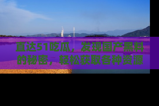 直达51吃瓜,发现国产黑料的秘密,轻松获取各种资源与资讯